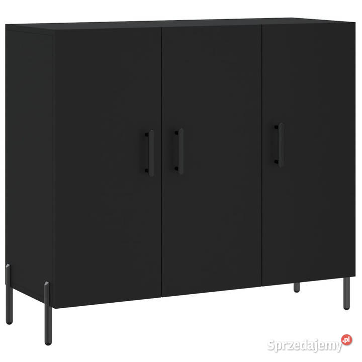 Szafka czarna 90x34x80 materiał drewnopochodny Warszawa