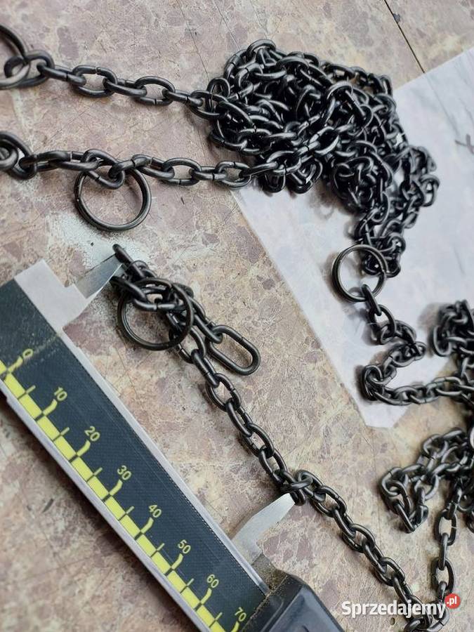 761 Łańcuchy łańcuszki 2 starego zegara mosiądz Tczew sprzedam