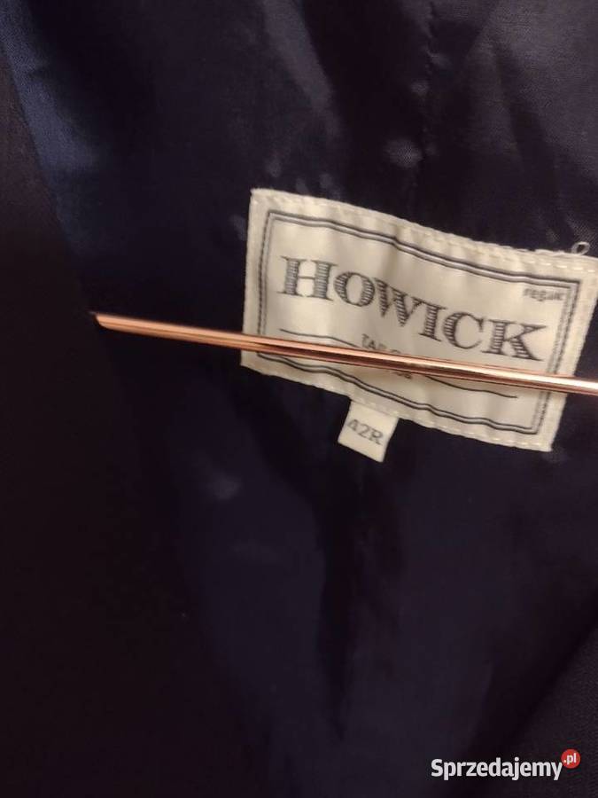 42XL HowickGranatowa kamizelka garniturowa z małopolskie Kraków