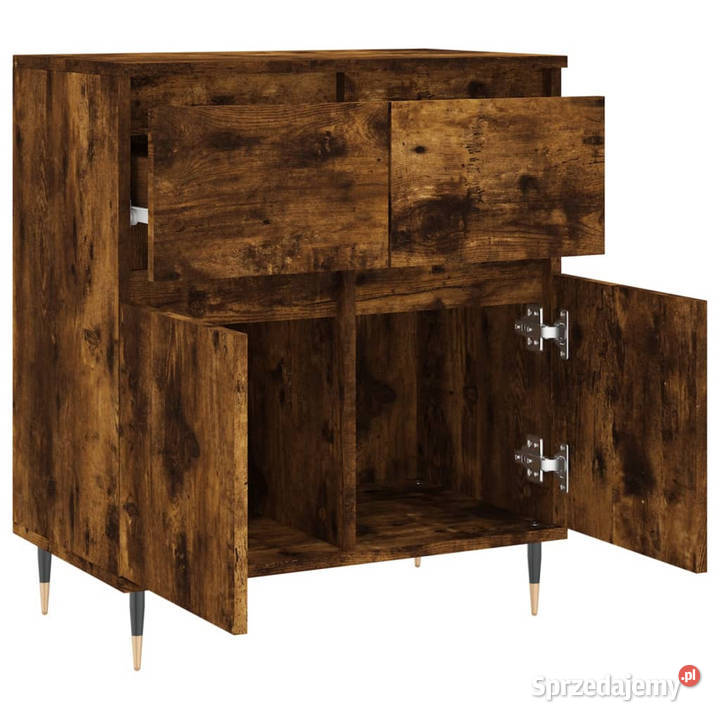 Komoda przydymiony dąb 60x35x70 materiał