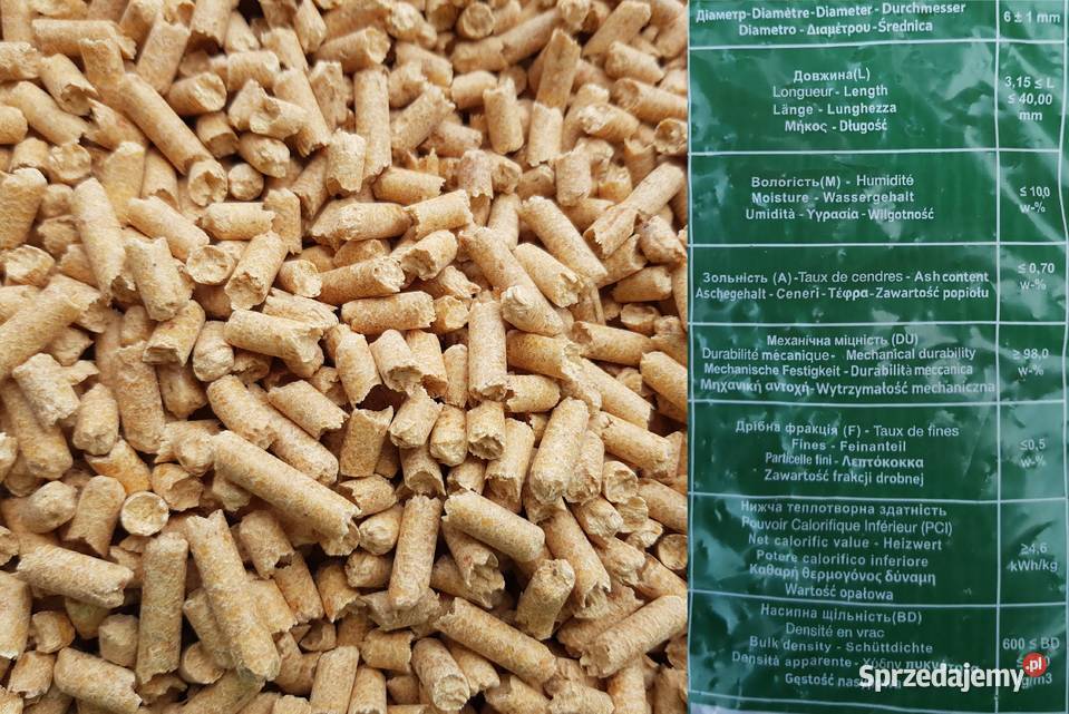 Pellet Olczyk A1 dowóz Śląsk pelet certyfikat