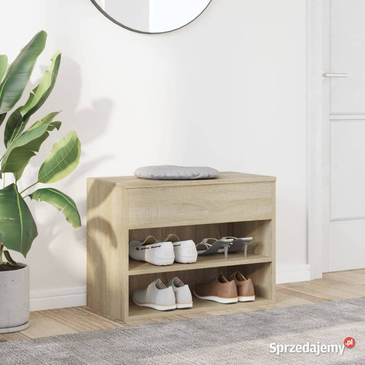 Ławka z miejscem na buty dąb sonoma 60x30x45 mazowieckie sprzedam