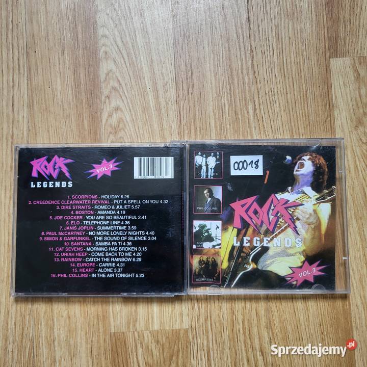 Rock Legends cztery części na CD kujawsko-pomorskie