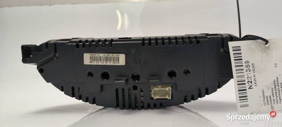 LICZNIK ZEGAR MERCEDES W203 A2035409547 Lipno