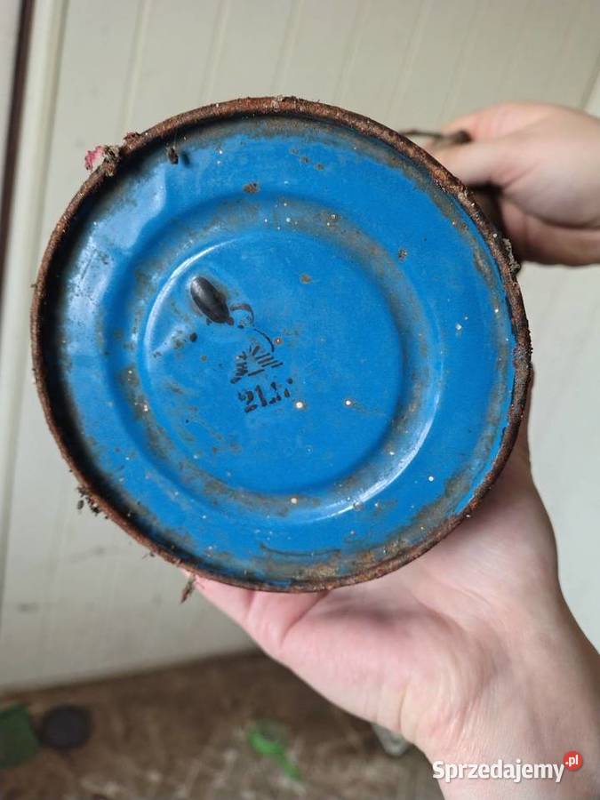 Dzbanek Kańka na mleko kawę lata PRL z drewnianą Krotoszyn sprzedam