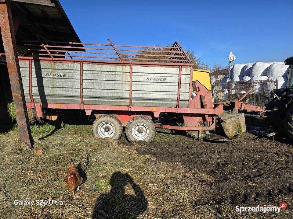 Przyczepa kosiarka ścinacz zielonek