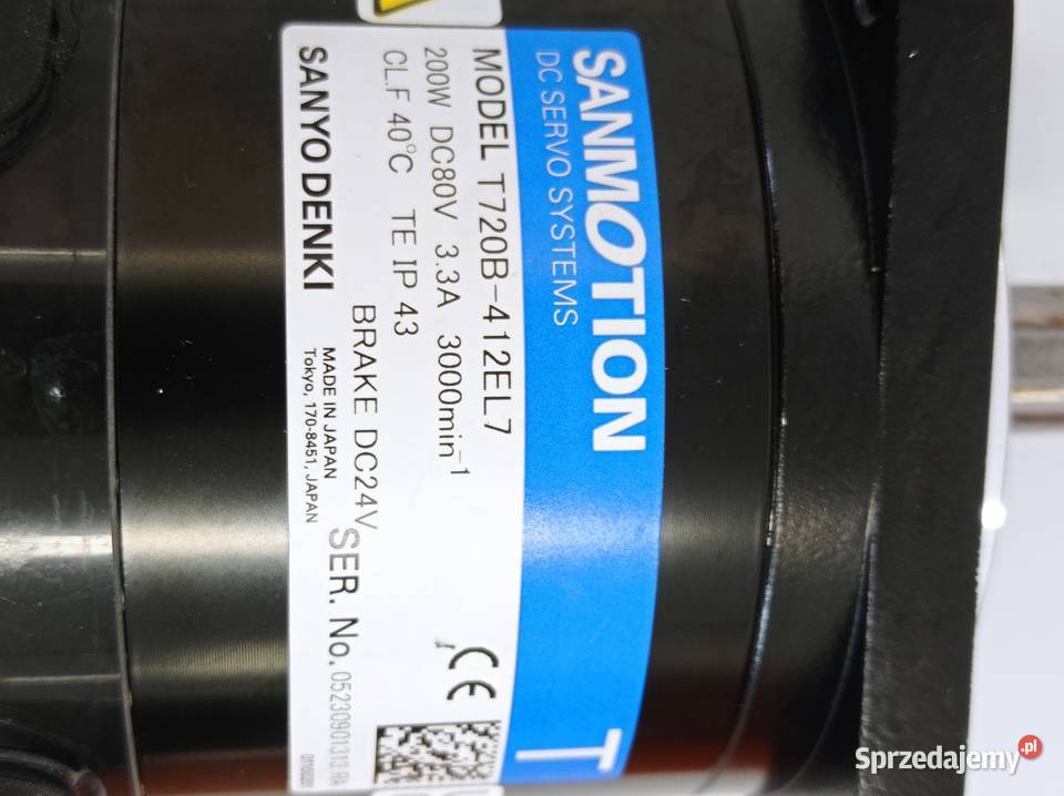 Silnik serwo DC SANMOTION T720B412EL7 Piaseczno