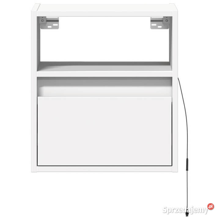 Wiszące szafki nocne z LED 2 białe WM3307976 Szafki Warszawa sprzedam