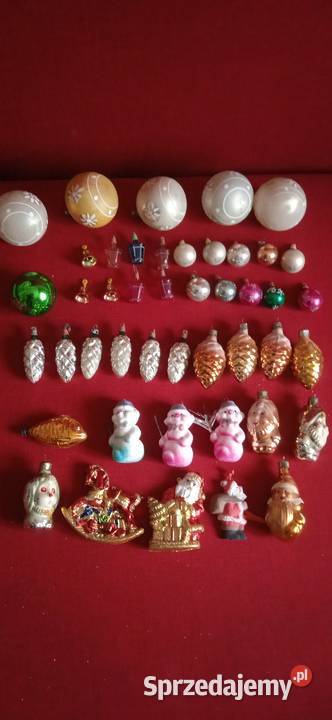 Ozdobny choinkowe z okresu PRLu Świdnica