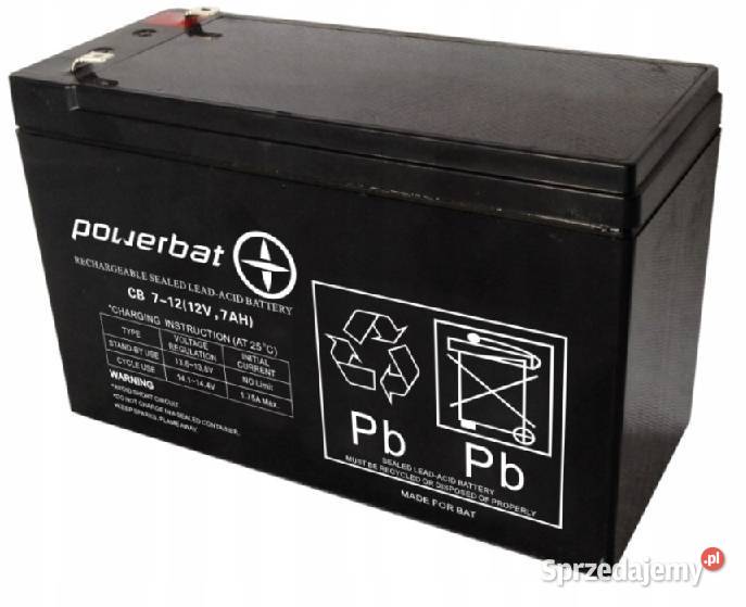Akumulator Powerbat 12V 7Ah CB 712 Jelcz-Laskowice sprzedam