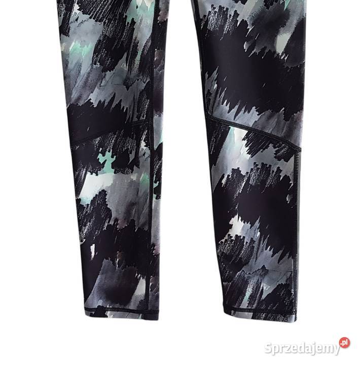 Damskie sportowe spodnie legginsy czarne Spodnie Chrzanów