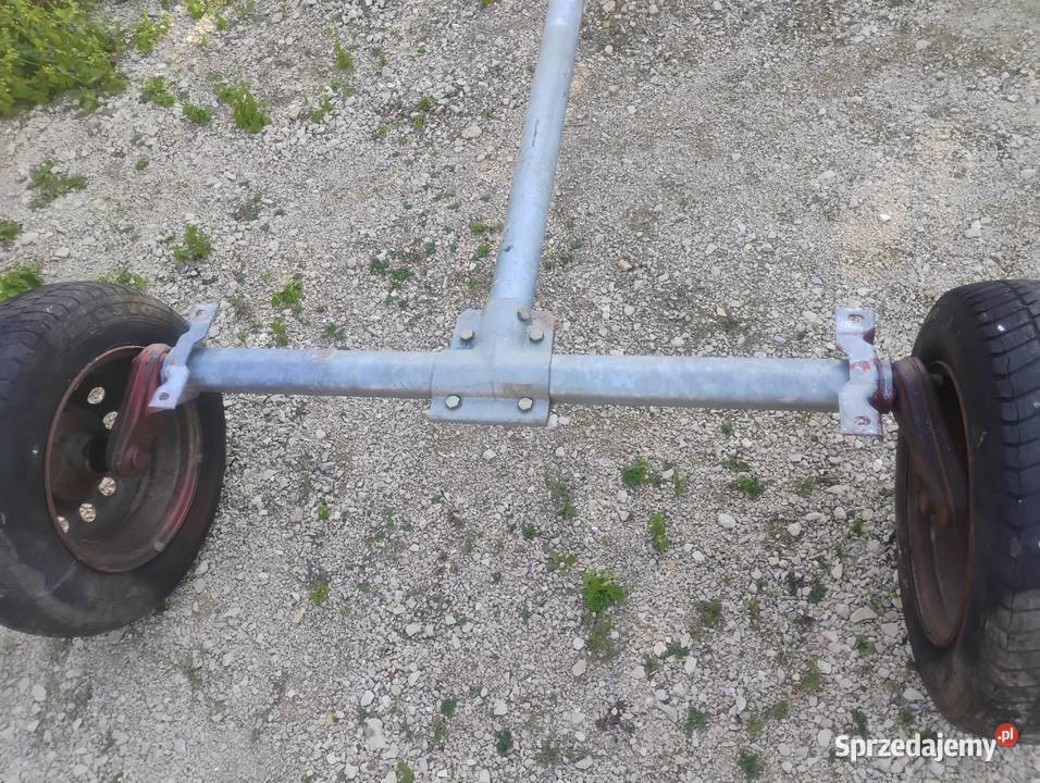 Oś z dyszlem do przyczepki samochodowej ośka świętokrzyskie