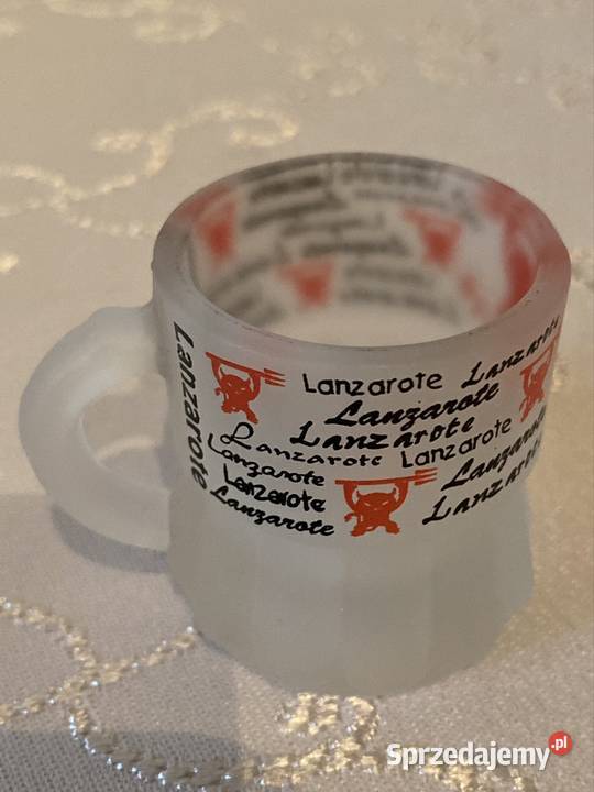 Kieliszek Souvenir Lanzarote Szkło Mrożone z śląskie Czerwionka-Leszczyny