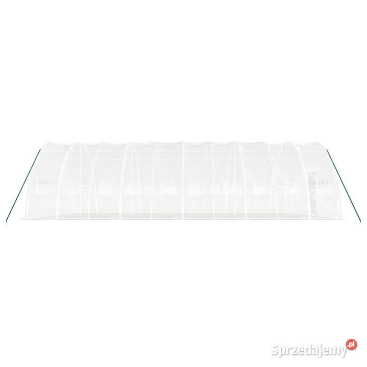 Szklarnia ze stalową ramą biała 60 m 10x6x285 m Warszawa