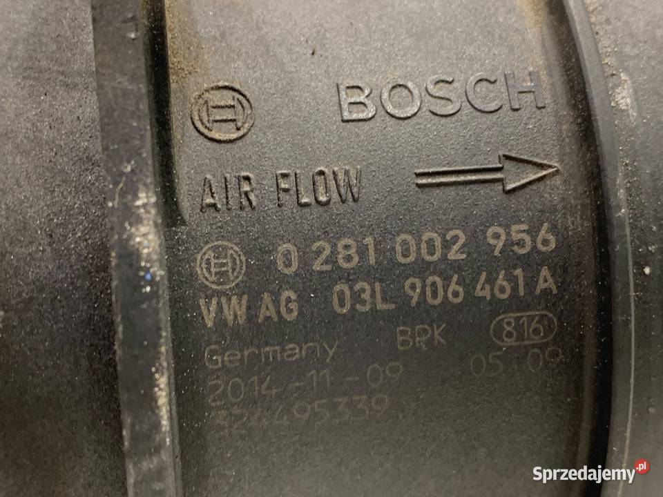 PRZEPŁYWOMIERZ VW PASSAT B8 20 150 CZUJNIK