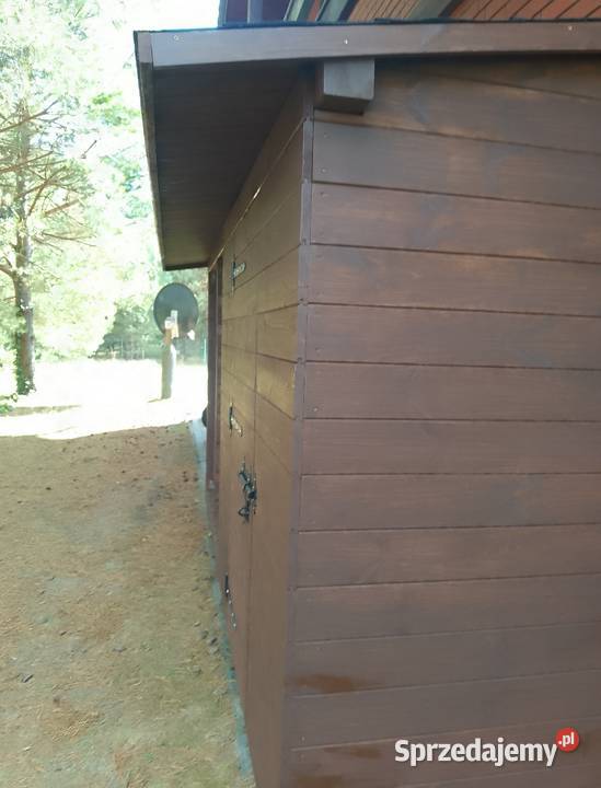 Drewutnia na drewno z pomieszczeniem Drewutnie