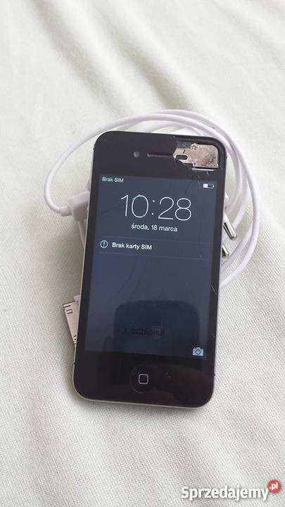 iPhone 4 zbita szybka bez blokady Bydgoszcz