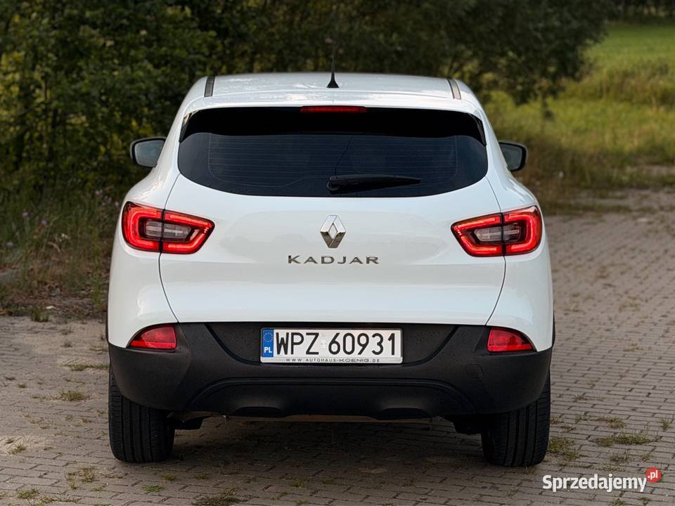 Renault Kadjar 2018 Benzyna BEZWYPADKOWY Klima wspomaganie kierownicy Chorzele