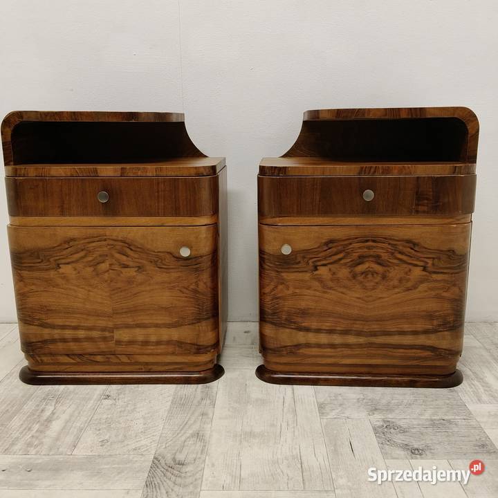 szafki nocne art Deco nakastliki vintage Radomsko