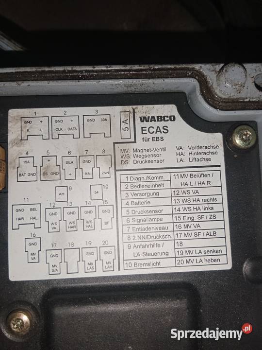 Ecas wabco Pozostałe Poddębice