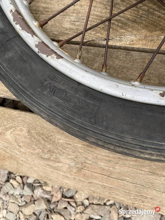 KOŁO PRZÓD WSK M06 125 150 175 OPONA Pozostałe Motoryzacja