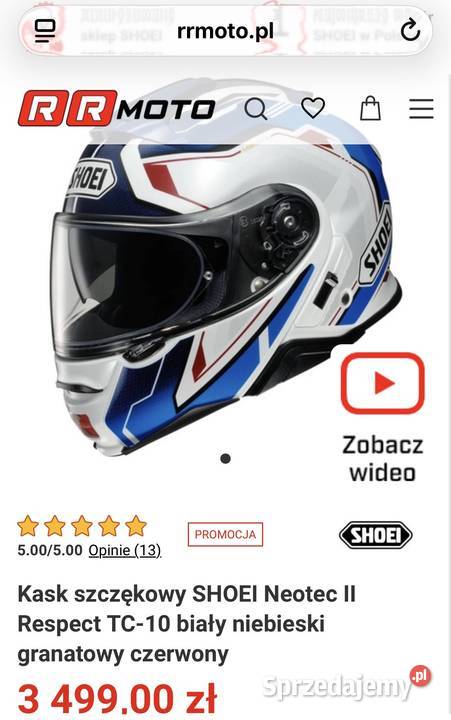 Kask motocyklowy Shoei Warszawa