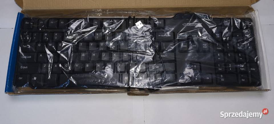 Klawiatura Esperanza Bufallo czarna nowa USB Inczew