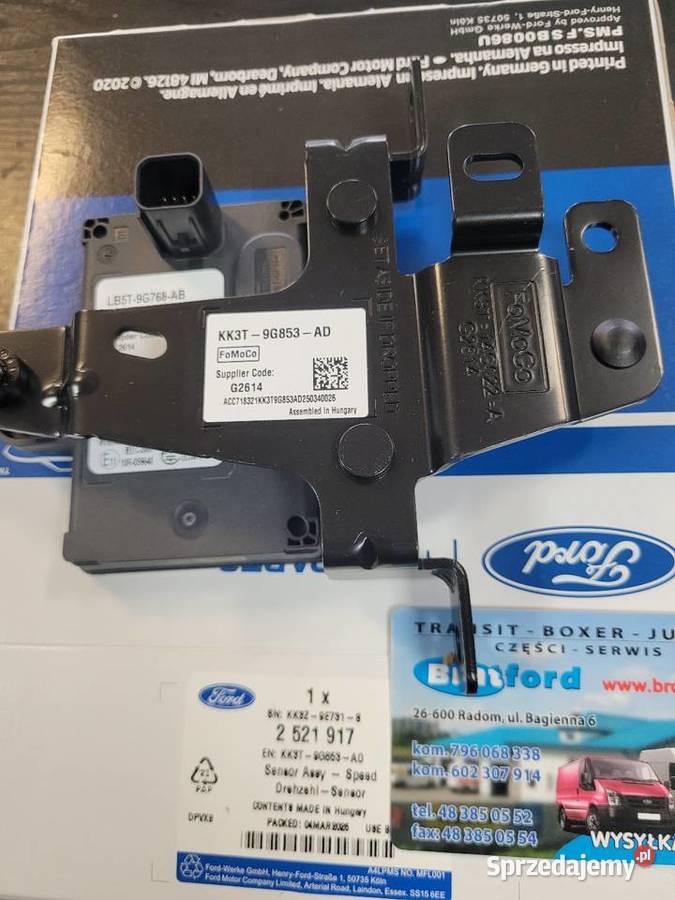 RADAR FORD TRANSIT KK3T9G853AD 2521917 dostawcze Pozostałe Radom