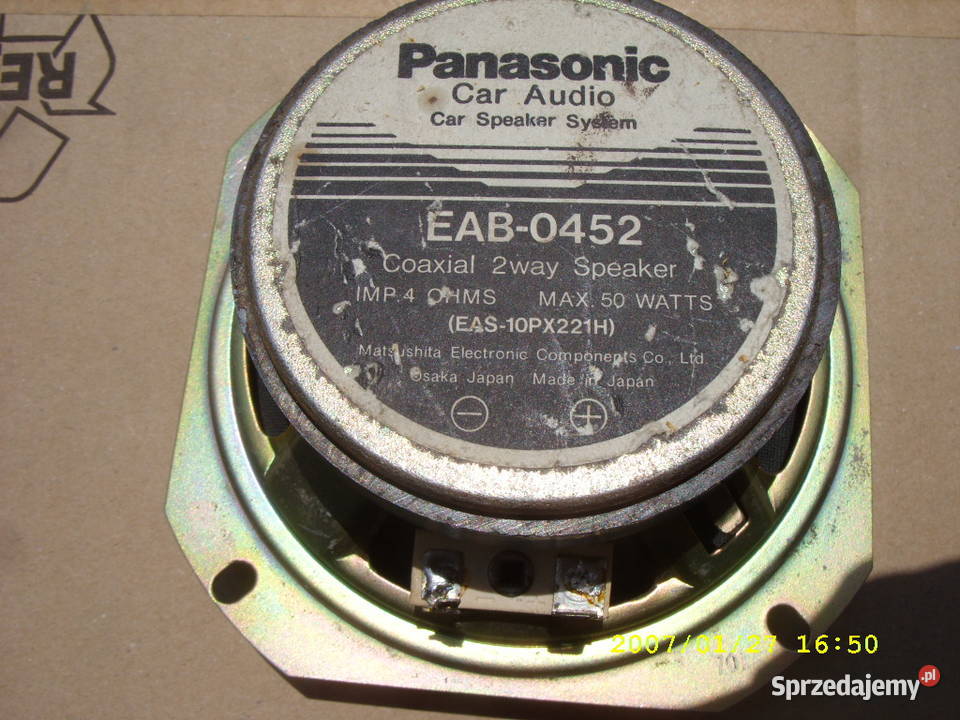 Glosnik uzywany PANASONIC 4 om 50 W2 5ZL dolnośląskie Wołów sprzedam