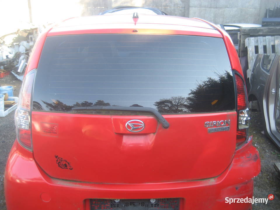 daihatsu sirion ii 0510r klapa pokrywa bagażnika Rakoniewice sprzedam