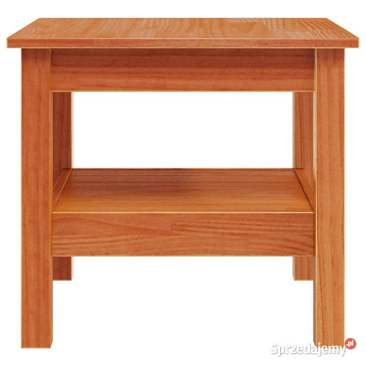 Stolik kawowy woskowy brąz 45x45x40 lite drewno Warszawa sprzedam