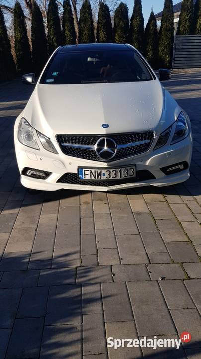 Piękny Mercedes E350 CDI Pakiet AMG 2009r kupiony w polskim salonie 350 Nowa Sól
