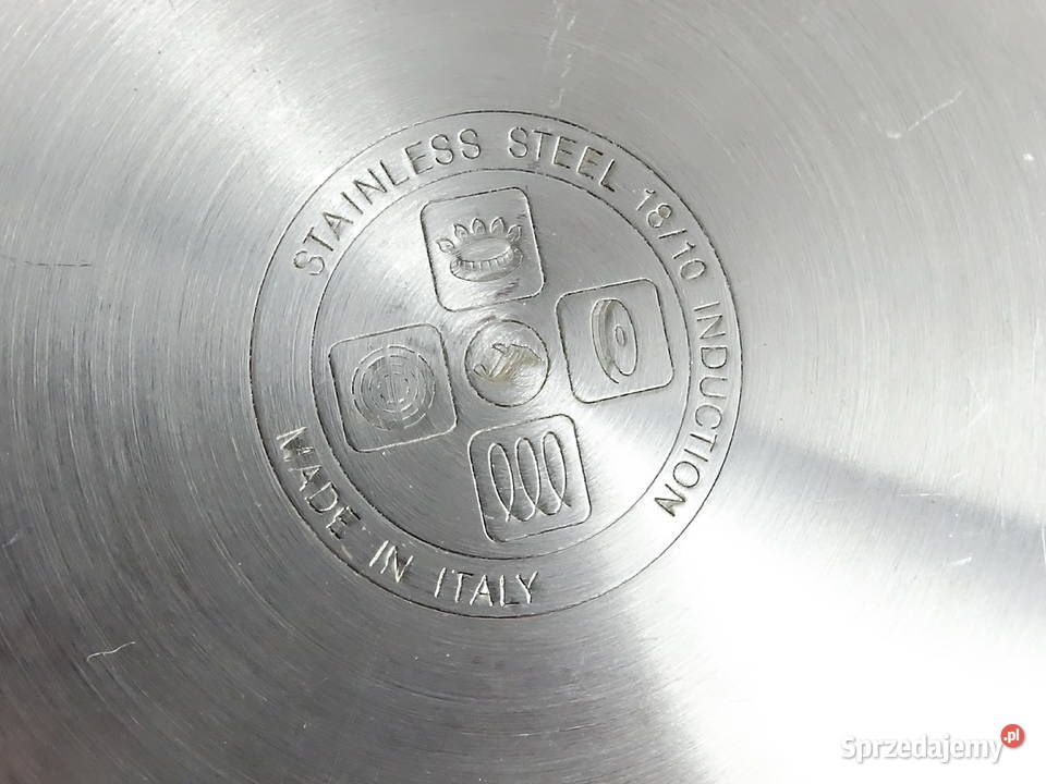 Włoski rondel ze stali nierdzewnej Frabosk 1810 Biłgoraj
