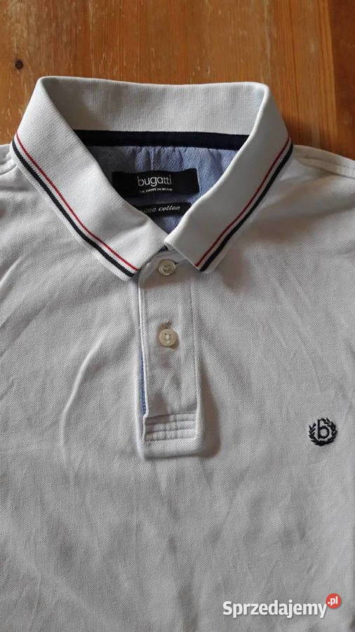 Koszulka polo Bugatti biała Rozmiar M opolskie Głuchołazy