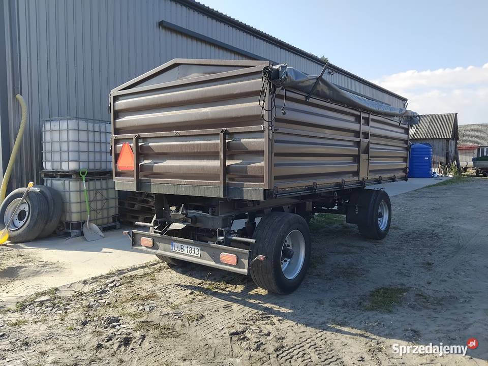 Przyczepa wywrotka 12 ton zarejestrowana Chmiel Drugi