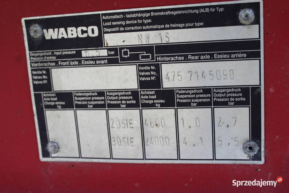 Wywrotka naczepa Janmil NW1S Rzeszów sprzedam