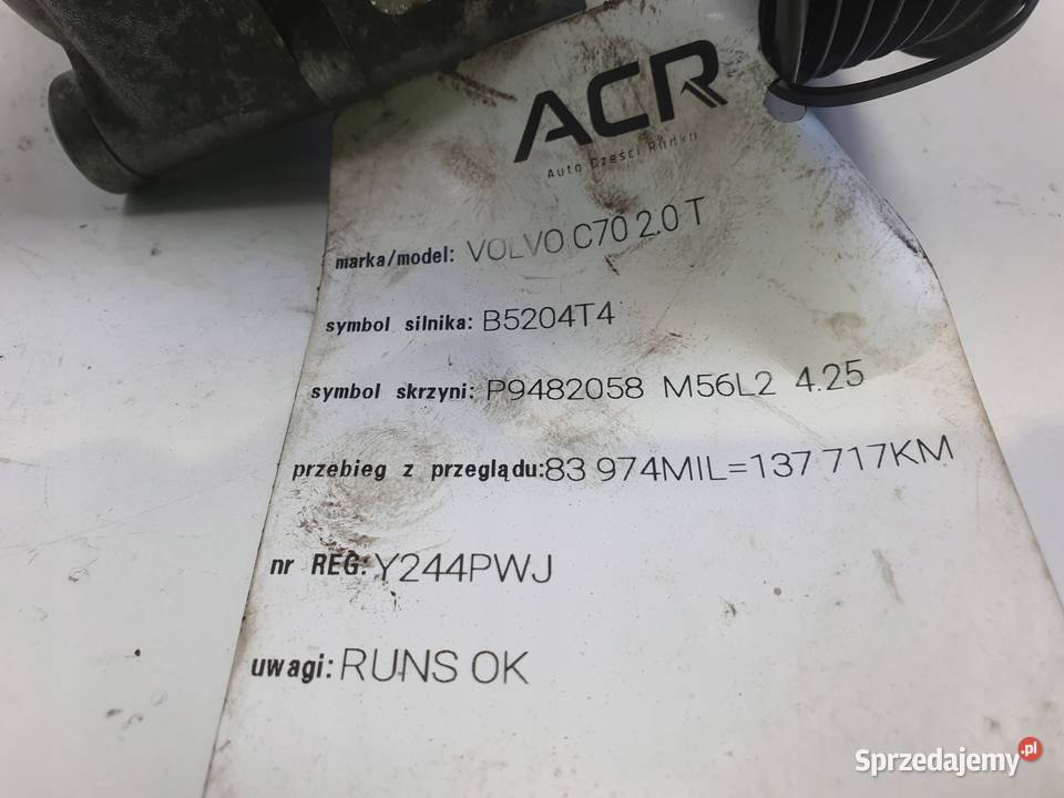 Volvo C70 II 20 T POMPA WSPOMAGANIA osobowe Chełm