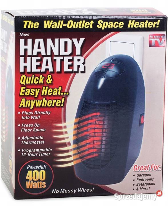 Grzejnik Termowentylator HANDY HEATER Moc 400 W Warszawa