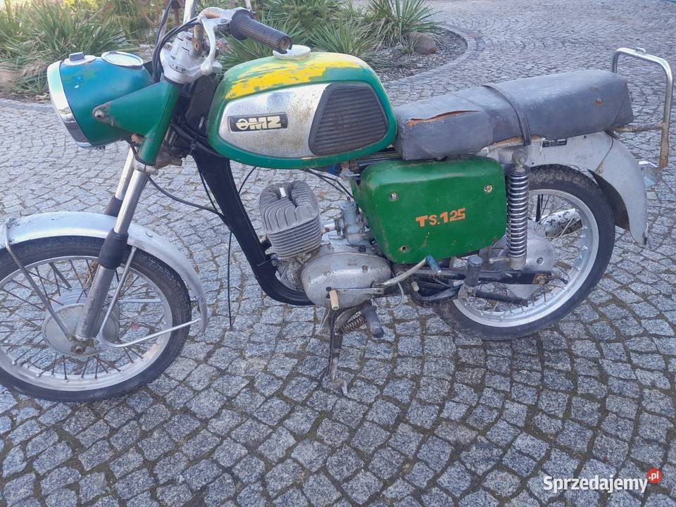 Mz ts 125 z dokumentami Mirzec