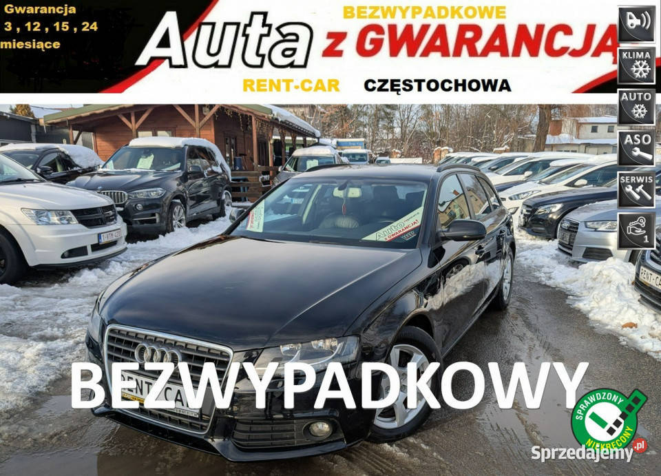 Audi A4 2.0TDi*OPŁACONY*Bezwypadkowy Skóry Klimatronik Serwis GWARANCJA 24…