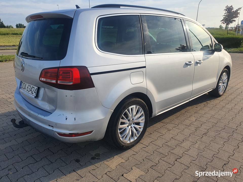 Volkswagen Sharan DSG 7 osobowy Tempomat Aktywny Wrocław