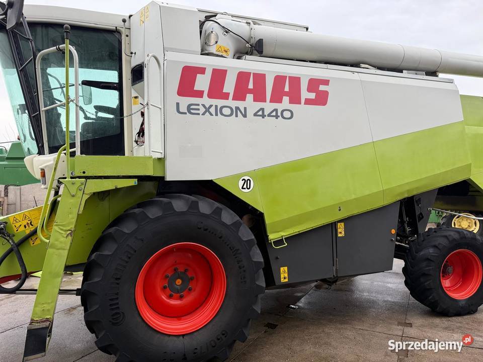Kombajn zbożowy Claas Lexion 440 2002 heder V660 Nowa Ruda sprzedam