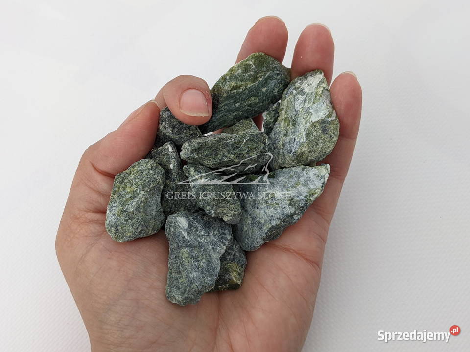 Serpentynit zielony kamień dekoracyjny kamień Zielona Góra