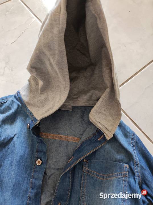 kurtka bluza dziecięca z kapturem koszula jeans Kurtki i płaszcze Kielce