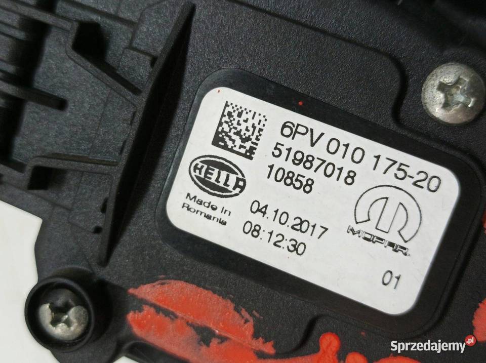 PEDAŁ POTENCJOMETR GAZU 51987018 14 B Fiat Tipo