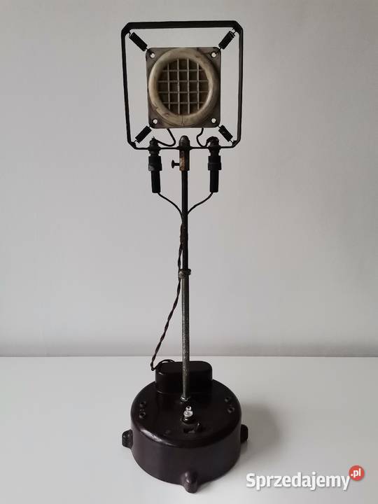 Stary przedwojenny unikatowy mikrofon Braun Katowice