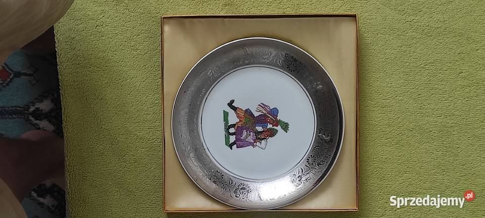 4 talerze dekorTańce Polskie Zofia Stryjeńska Porcelana i szkło Warszawa sprzedam