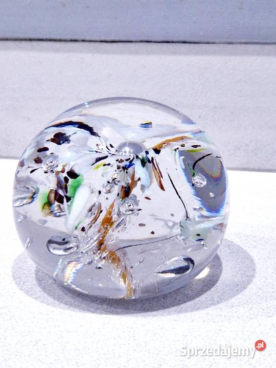 Duża kryształowa kula z kolorami Dąbrowa Górnicza