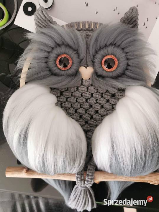 Sowa Makrama ręcznie robiona dolnośląskie
