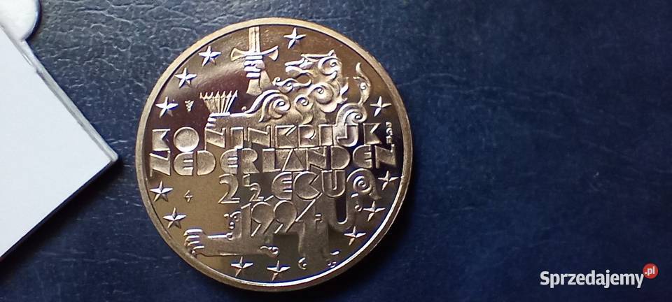 Stare monety 2 12 ECU 1994 Holandia podkarpackie Lesko